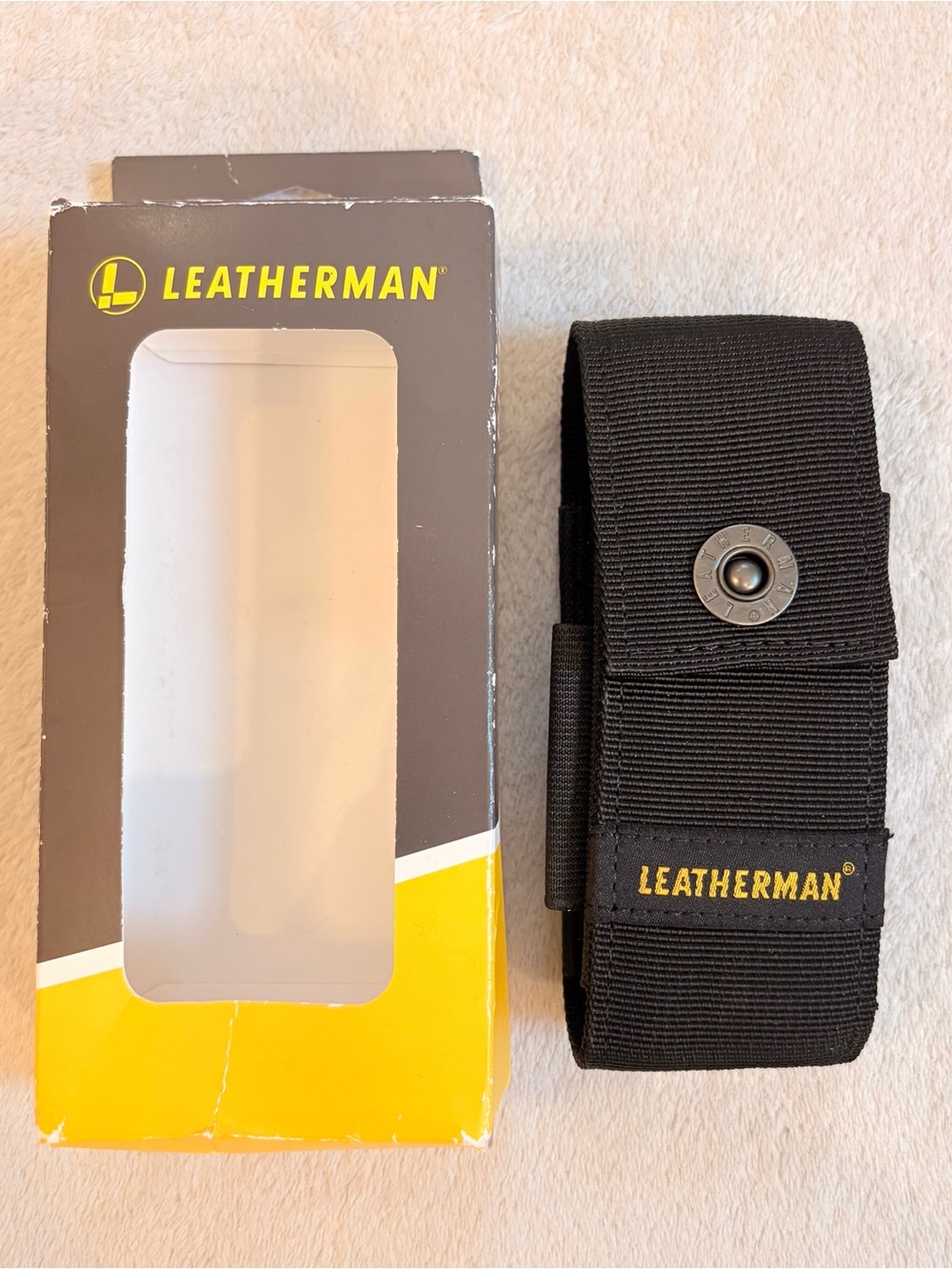 Leatherman Black Nylon Pouch - Durable Tool Sheath for 4.5 Tool - Picture 2 of 9